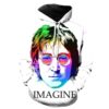 John Lennon 3D Printed Hoodie/Zipper Hoodie - 838b0487a816