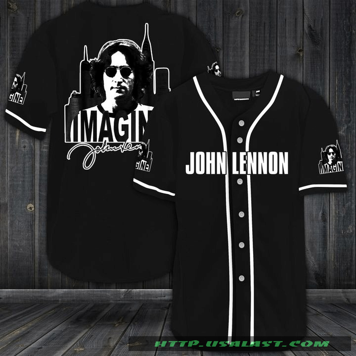 John Lennon Baseball Jersey Shirt John Lennon Baseball Jersey Shirt