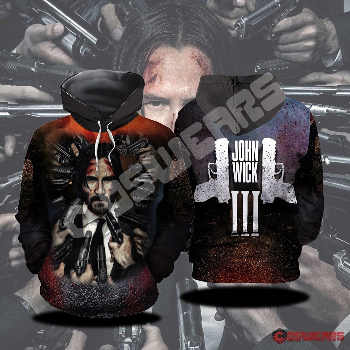 John Wick 3 Inspired Pullover 3D Hoodie For Men Women All Over 3D Printed Hoodie - 77ccbe7136da John Wick 3 Inspired Pullover 3D Hoodie For Men Women All Over 3D Printed Hoodie - 77ccbe7136da
