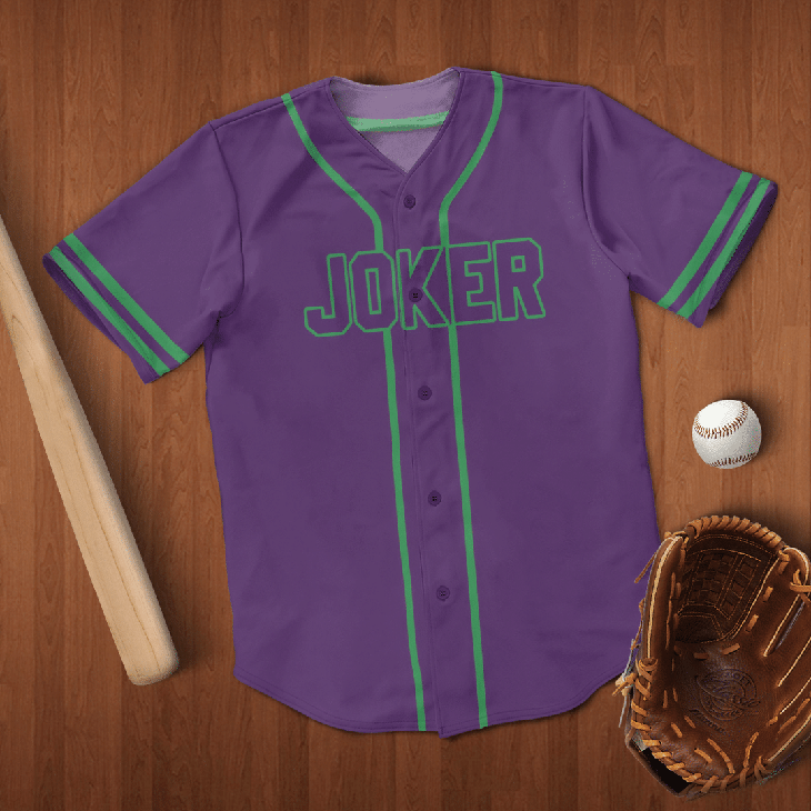 Joker Baseball Jersey Shirt Joker Baseball Jersey Shirt