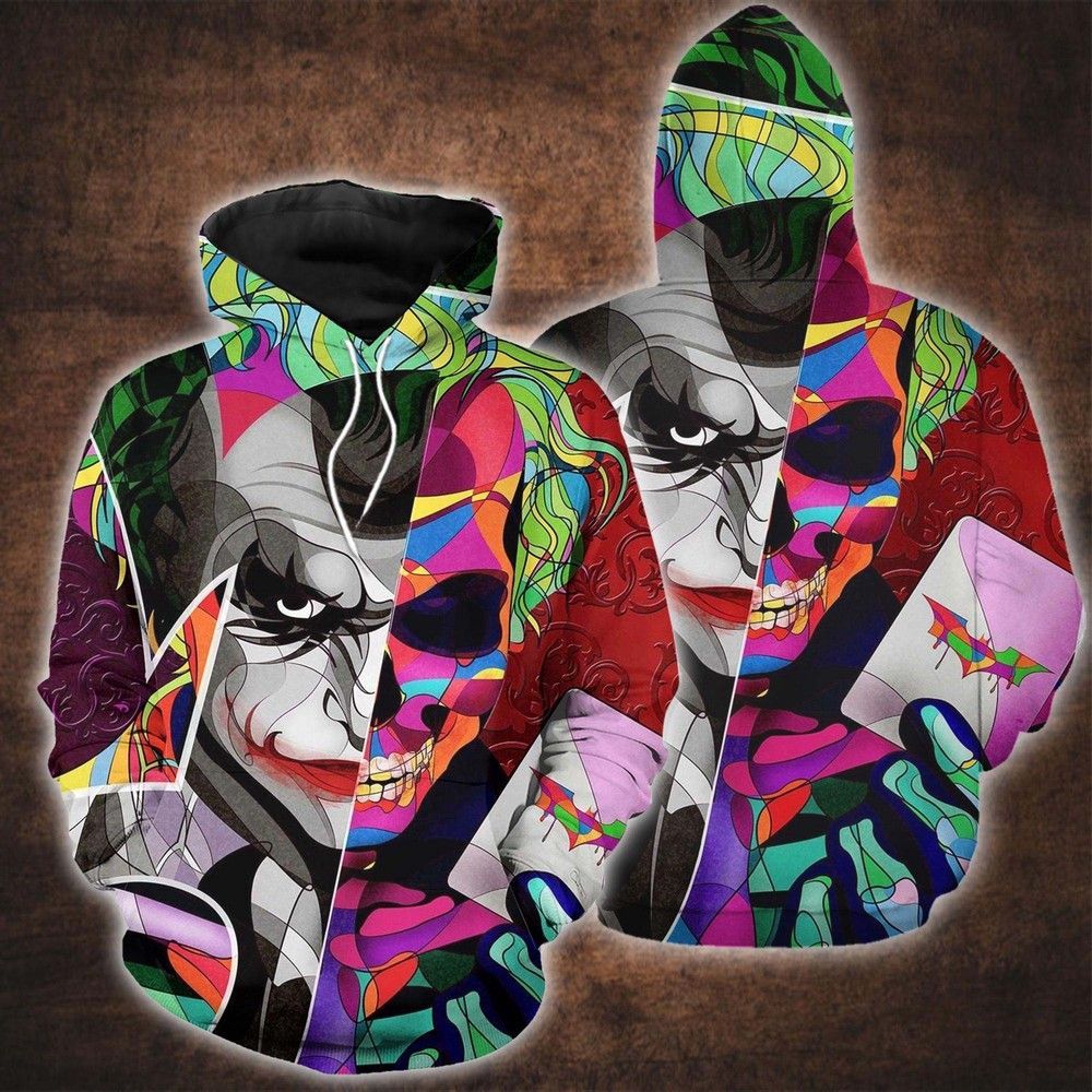 Joker Color 3D Hoodie For Men For Women All Over Printed Hoodie - 85fa1cfb1a8a Joker Color 3D Hoodie For Men For Women All Over Printed Hoodie - 85fa1cfb1a8a