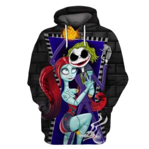 Joker Jack Skellington 3D Printed Hoodie/Zipper Hoodie - 9555683cb2df