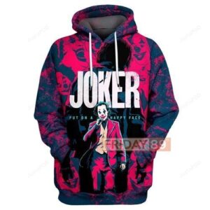 Joker Put On A Happy Face Pullover And Zippered Hoodies Custom 3d Joker Graphic Printed 3d Hoodie All Over Print Hoodie For Men For Women - 8f514d5937b1