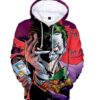 Joker Suicide Squad Pullover And Zippered Hoodies Custom 3D Graphic Printed 3D Hoodie All Over Print Hoodie For Men For Women - 62f64b2e3b4f