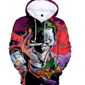 Joker Suicide Squad Pullover And Zippered Hoodies Custom 3D Graphic Printed 3D Hoodie All Over Print Hoodie For Men For Women - 62f64b2e3b4f