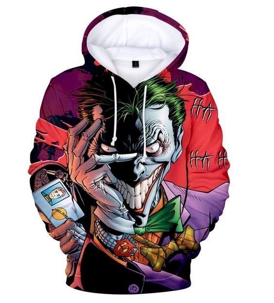 Joker Suicide Squad Pullover And Zippered Hoodies Custom 3D Graphic Printed 3D Hoodie All Over Print Hoodie For Men For Women - 62f64b2e3b4f Joker Suicide Squad Pullover And Zippered Hoodies Custom 3D Graphic Printed 3D Hoodie All Over Print Hoodie For Men For Women - 62f64b2e3b4f