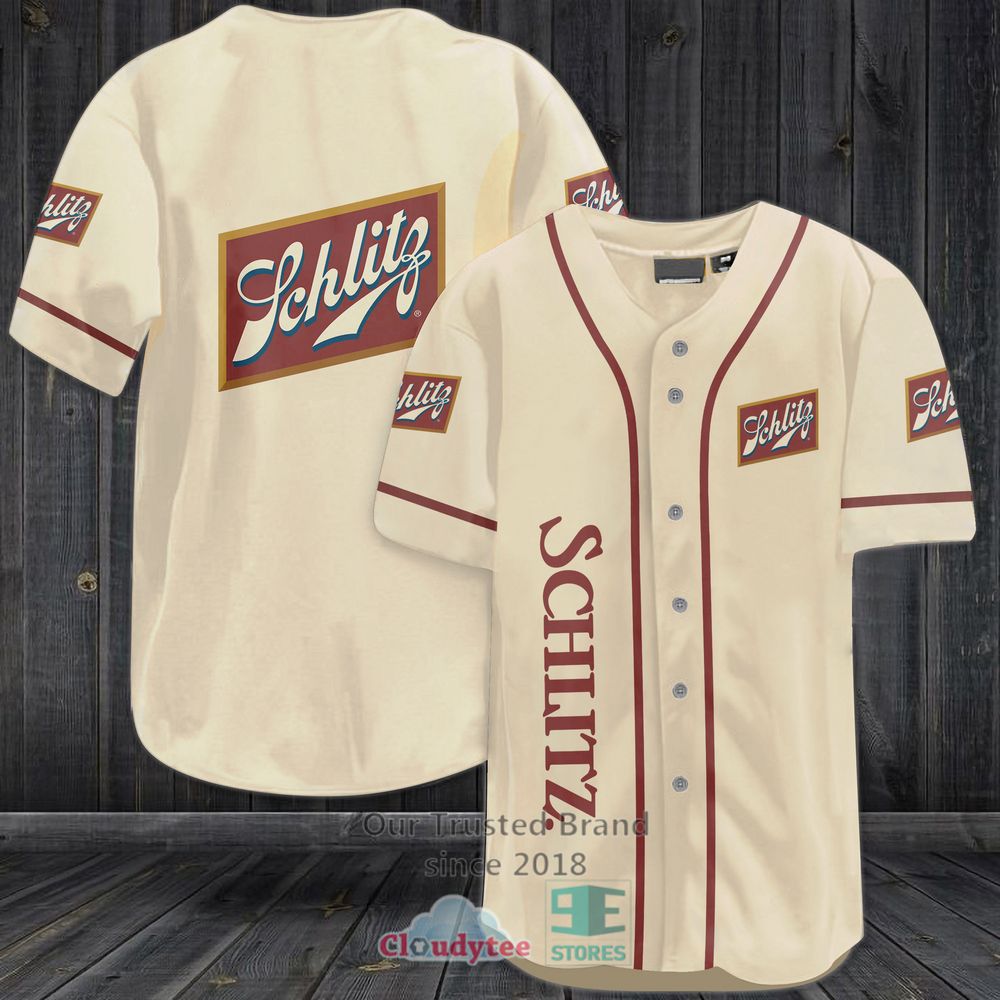 Joseph Schlitz Brewing Company Baseball Jersey Shirt Joseph Schlitz Brewing Company Baseball Jersey Shirt
