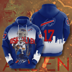Josh Allen Buffalo Bills 3D Hoodie Sweatshirt For Fans Men Women All Over Printed Hoodie - b46d531f8948