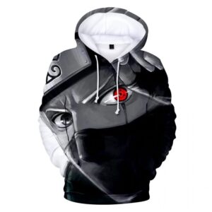 Kakashi Naruto Pullover And Zip Pered Hoodies Custom 3D Naruto Graphic Printed 3D Hoodie All Over Print Hoodie For Men For Women - bb6ccacadefe