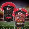 Kansas City Chiefs 22 Nfl Super Bowl Champion Baseball Jersey Shirt