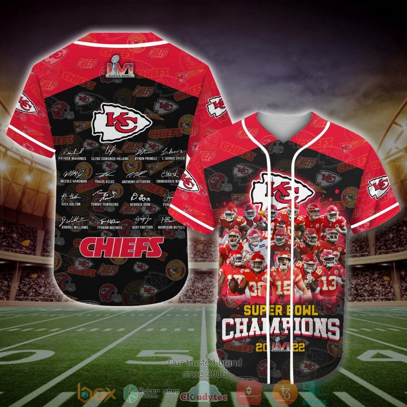 Kansas City Chiefs 22 Nfl Super Bowl Champion Baseball Jersey Shirt Kansas City Chiefs 22 Nfl Super Bowl Champion Baseball Jersey Shirt