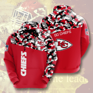 Kansas City Chiefs 3D Hoodie - a4dad810f051