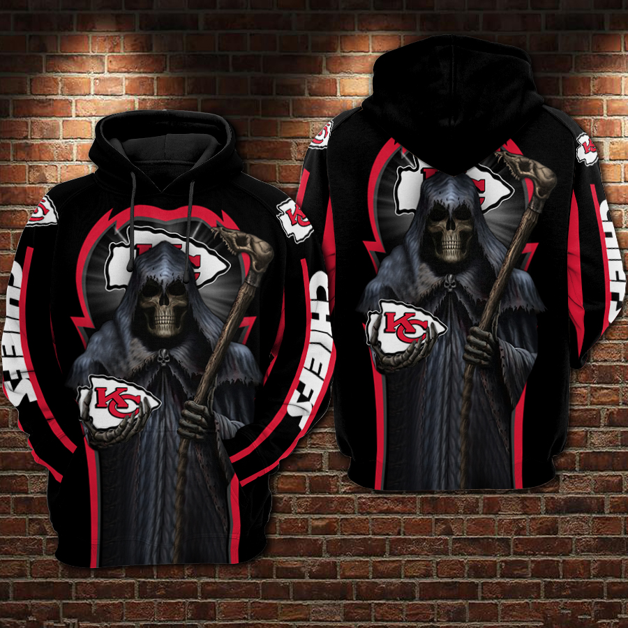 Kansas City Chiefs 3D Printed Hoodie/Zipper Hoodie - 1f67195c1cd7 Kansas City Chiefs 3D Printed Hoodie/Zipper Hoodie - 1f67195c1cd7