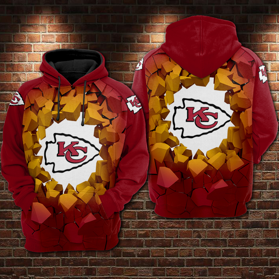 Kansas City Chiefs 3D Printed Hoodie/Zipper Hoodie - 28071bacbc29 Kansas City Chiefs 3D Printed Hoodie/Zipper Hoodie - 28071bacbc29