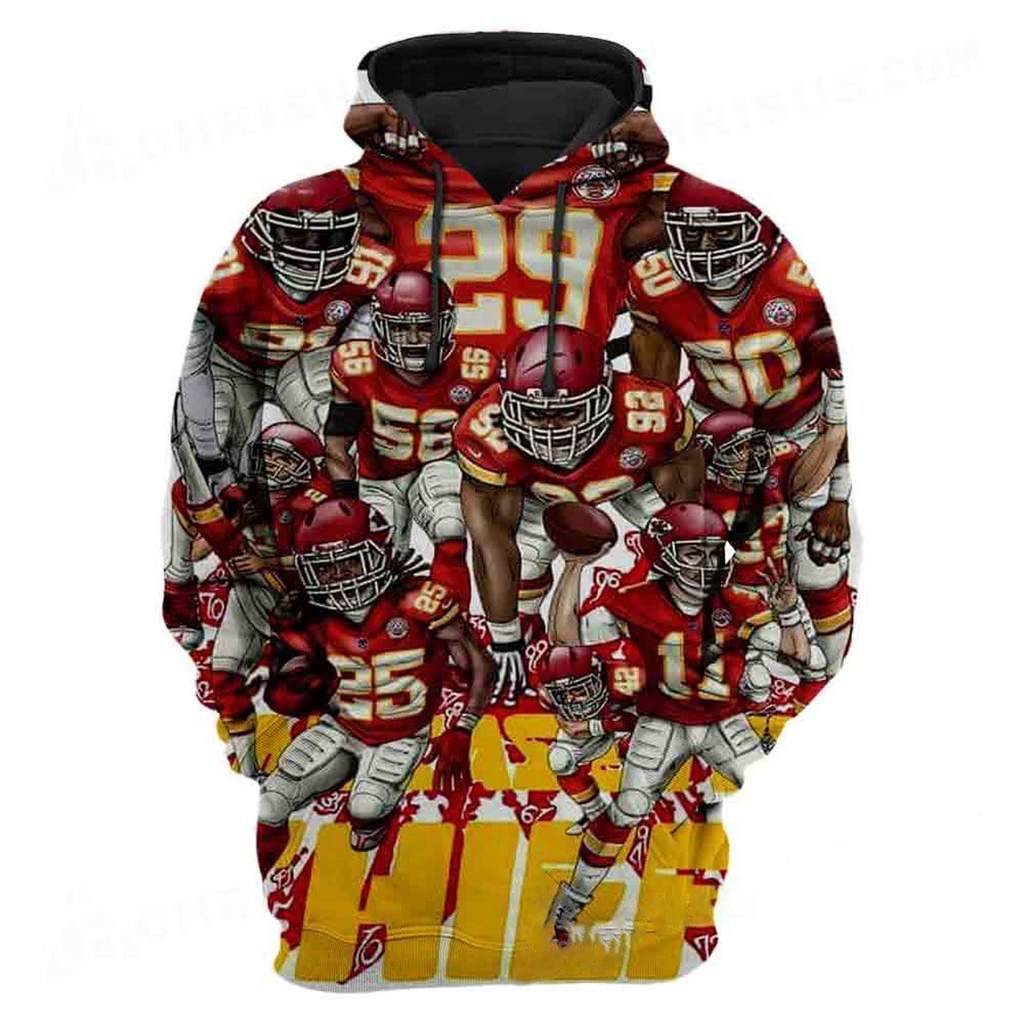 Kansas City Chiefs 3D Printed Hoodie/Zipper Hoodie - 86a06815de6b Kansas City Chiefs 3D Printed Hoodie/Zipper Hoodie - 86a06815de6b