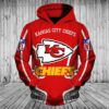 Kansas City Chiefs 3D Printed Hoodie/Zipper Hoodie - 91b4304e66a2