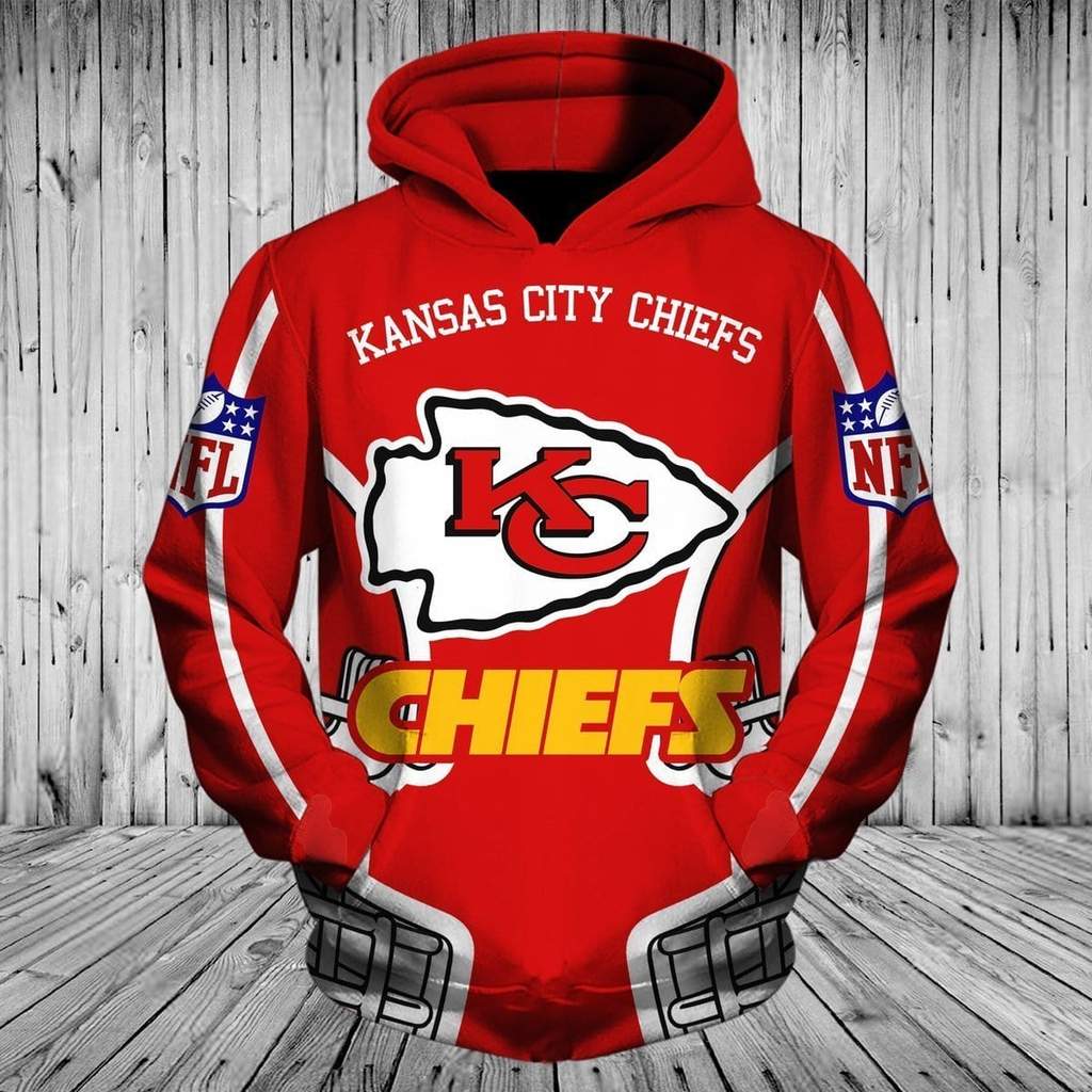 Kansas City Chiefs 3D Printed Hoodie/Zipper Hoodie - 91b4304e66a2 Kansas City Chiefs 3D Printed Hoodie/Zipper Hoodie - 91b4304e66a2