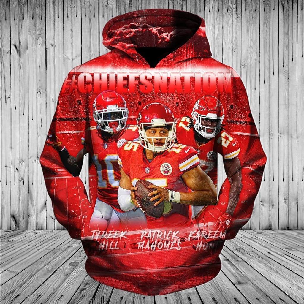 Kansas City Chiefs 3D Printed Hoodie/Zipper Hoodie - 97becc776b44 Kansas City Chiefs 3D Printed Hoodie/Zipper Hoodie - 97becc776b44