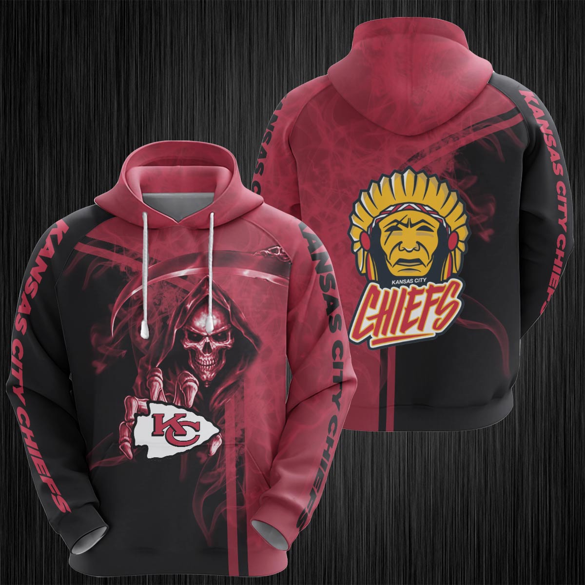 Kansas City Chiefs 3D Printed Hoodie/Zipper Hoodie - e5efae27728e Kansas City Chiefs 3D Printed Hoodie/Zipper Hoodie - e5efae27728e