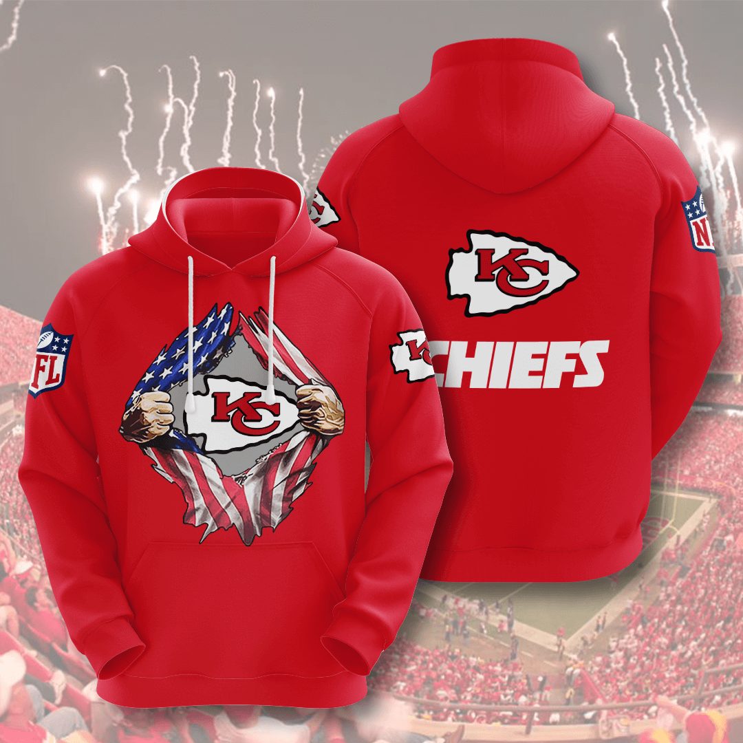 Kansas City Chiefs 3D Printed Hoodie/Zipper Hoodie - eda994168b4a Kansas City Chiefs 3D Printed Hoodie/Zipper Hoodie - eda994168b4a