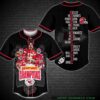 Kansas City Chiefs 6X Afc West Baseball Jersey Shirt