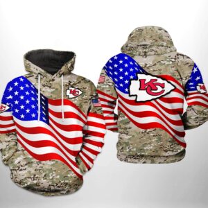 Kansas City Chiefs NFL US Flag Camo Veteran Team 3D Printed Hoodie/Zipper Hoodie - 3a5a9fda13e7