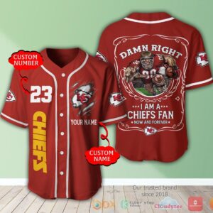 Kansas City Chiefs Nfl 3D Personalized Baseball Jersey Shirt