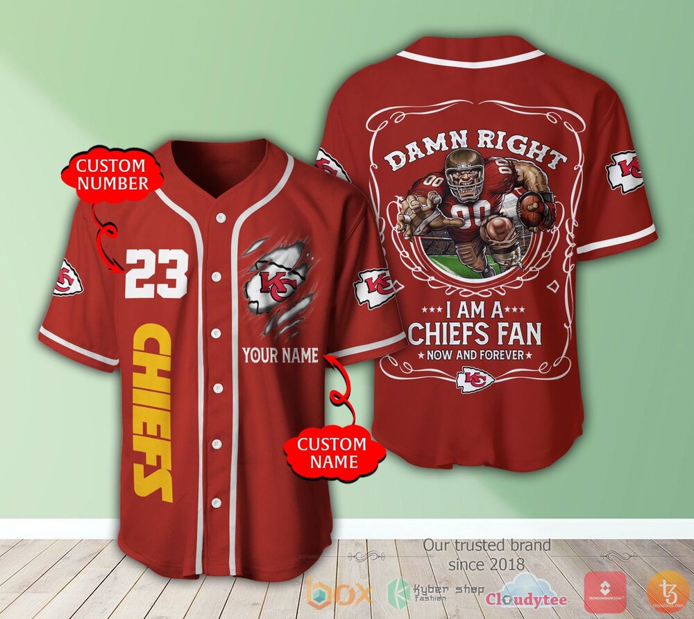 Kansas City Chiefs Nfl 3D Personalized Baseball Jersey Shirt Kansas City Chiefs Nfl 3D Personalized Baseball Jersey Shirt