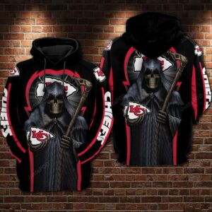 Kansas City Chiefs Nfl Football Skull Death 3d Hoodie For Men For Women Kansas City Chiefs All Over Printed Hoodie. Kansas City Chiefs 3d Shirt - 7fc25c8a529c