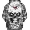 Kansas City Chiefs Nfl Football Skull Hoodie All Over Print 3D Hoodie 3D Sweatshirt Clothing Hoodie21229 - 087475447fad
