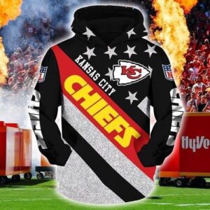 Kansas City Chiefs Nfl Glitter Pullover And Zippered Hoodies Custom 3d Graphic Printed 3d Hoodie All Over Print Hoodie For Men For Women - 6998d3880469