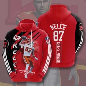 Kansas City Chiefs Travis Kelce 3D Hoodie For Men For Women - de78e60604ef