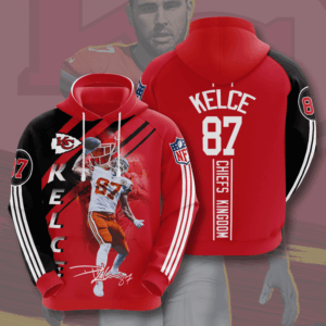 Kansas City Chiefs Travis Kelce 3D Hoodie Sweatshirt For Fans Men Women All Over Printed Hoodie - e6ecf6c7a51f
