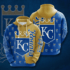 Kansas City Royals 3D Hoodie - b0cec9a46548