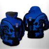 Kansas City Royals MLB Skull 3D Printed Hoodie/Zipper Hoodie - 964bb7bb6572