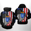 Kansas City Royals MLB US Flag 3D Printed Hoodie/Zipper Hoodie - b6b9c4b2c7ae