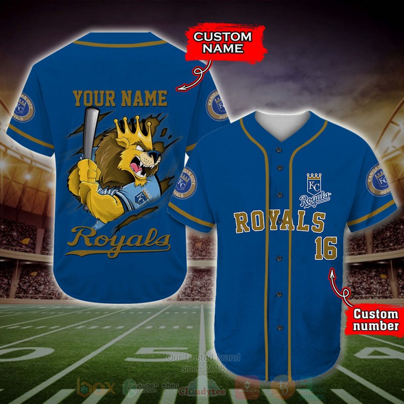 Kansas City Royals Mlb Personalized Baseball Jersey Kansas City Royals Mlb Personalized Baseball Jersey