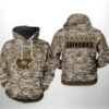 Kansas Jayhawks NCAA Camo Veteran 3D Printed Hoodie/Zipper Hoodie - e0fb229a1708