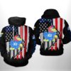Kansas Jayhawks NCAA US Flag 3D Printed Hoodie/Zipper Hoodie - 3f2a2e8e60e9