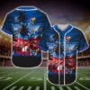 Kansas Jayhawks Tropical Baseball Jersey