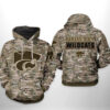 Kansas State Wildcats NCAA Camo Veteran 3D Printed Hoodie/Zipper Hoodie - 1e231976d8c5