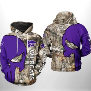Kansas State Wildcats NCAA Camo Veteran Hunting 3D Printed Hoodie/Zipper Hoodie - 70b0340fed78