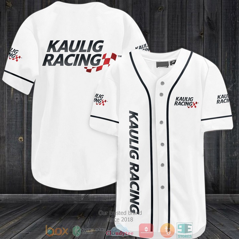 Kaulig Racing White Baseball Jersey Kaulig Racing White Baseball Jersey