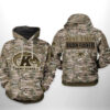 Kent State Golden Flashers NCAA Camo Veteran 3D Printed Hoodie/Zipper Hoodie - e0339a882598
