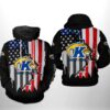 Kent State Golden Flashers NCAA US Flag 3D Printed Hoodie/Zipper Hoodie - 90e4f6bcb2ec