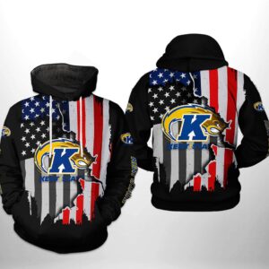 Kent State Golden Flashers NCAA US Flag 3D Printed Hoodie/Zipper Hoodie - 90e4f6bcb2ec