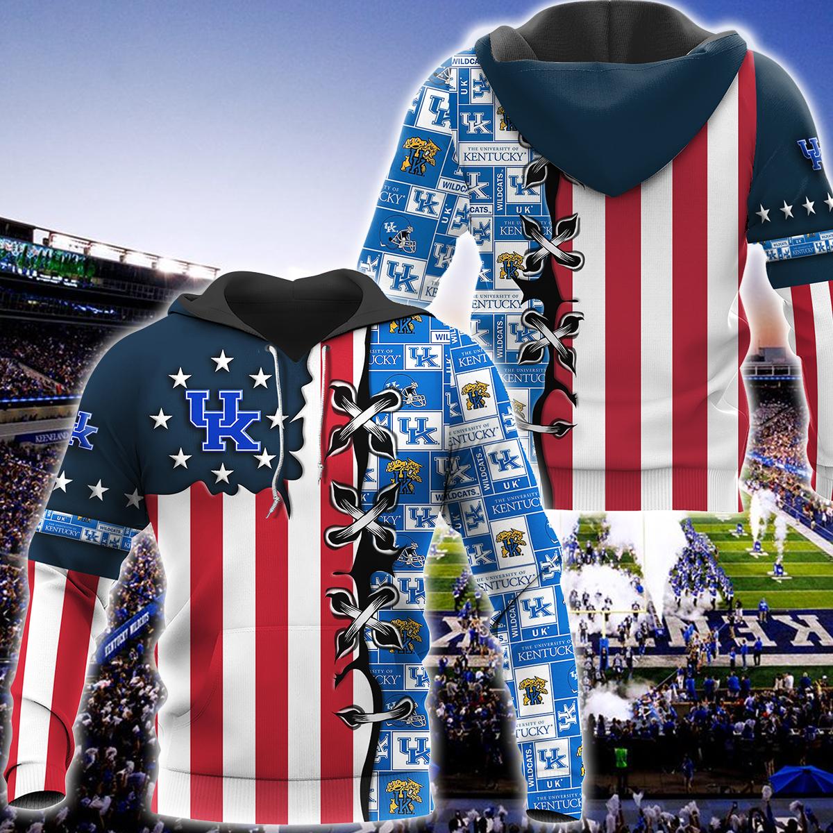 Kentucky Wildcats 3D Printed Hoodie/Zipper Hoodie - 3394694aee30 Kentucky Wildcats 3D Printed Hoodie/Zipper Hoodie - 3394694aee30