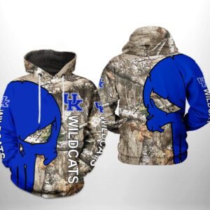 Kentucky Wildcats NCAA Camo Veteran Hunting 3D Printed Hoodie/Zipper Hoodie - 0c0279570f9c