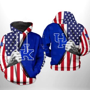 Kentucky Wildcats NCAA US Flag 3D Printed Hoodie/Zipper Hoodie - 3a6f7ea8a33a
