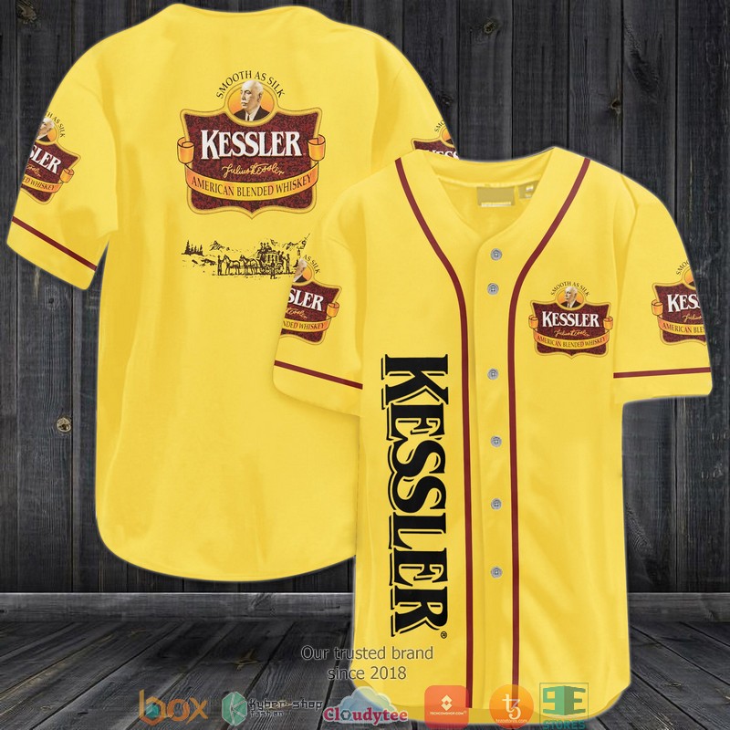 Kessler Whiskey Yellow Baseball Jersey Kessler Whiskey Yellow Baseball Jersey